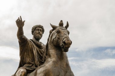 Marcus Aurelius, Campidoglio, Roma, İtalya, heykeli