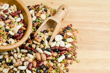 Baklagiller ahşap, portre, arka plan