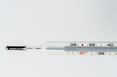 termometre closeup beyaz