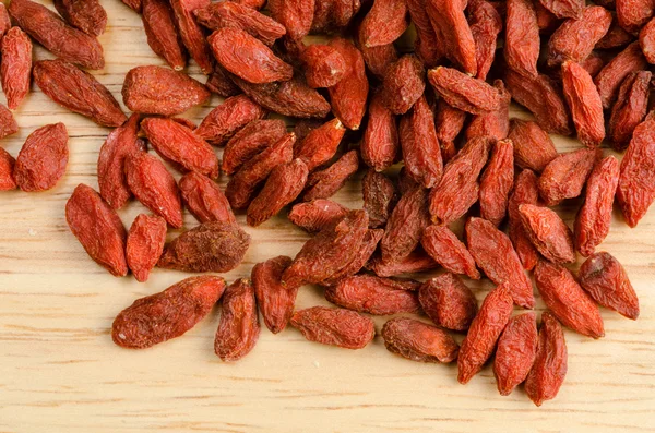 Goji berry kurutulmuş, closeup arka plan