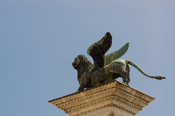 Aslan heykeli, piazza San Marco, Venedik, İtalya