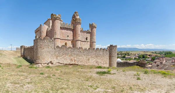 Panoramiczny widok na zamek Turegano — Zdjęcie stockowe