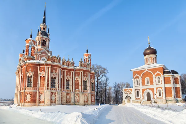 Iglesias en el Kremlin de Mozhaysk en invierno — Foto de Stock
