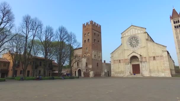 Basilica di Santa Maria Porto — Stok video