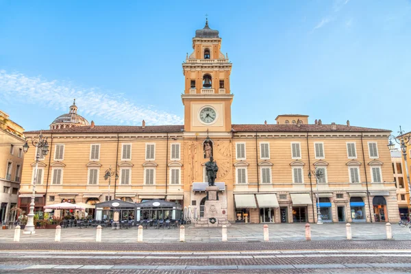 Piazza garibaldi in parma, Italië — Stockfoto