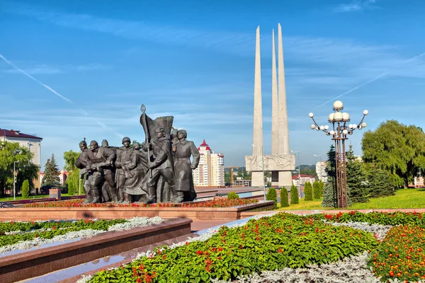 Monumento a la Segunda Guerra Mundial en Vitebsk — Foto de Stock