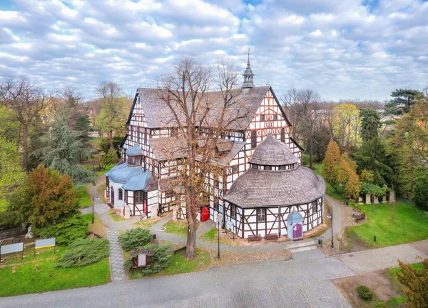 Luchtfoto Van Vredeskerk Swidnica Neder Silezië Polen — Stockfoto