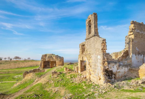 Οσούνα Ισπανία Ερείπια Της Ερμιτάζ Sacra Στον Αρχαιολογικό Χώρο Las — Φωτογραφία Αρχείου