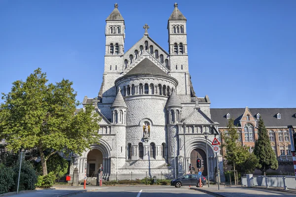 Kyrkan av college saint-michel i Bryssel — Stockfoto