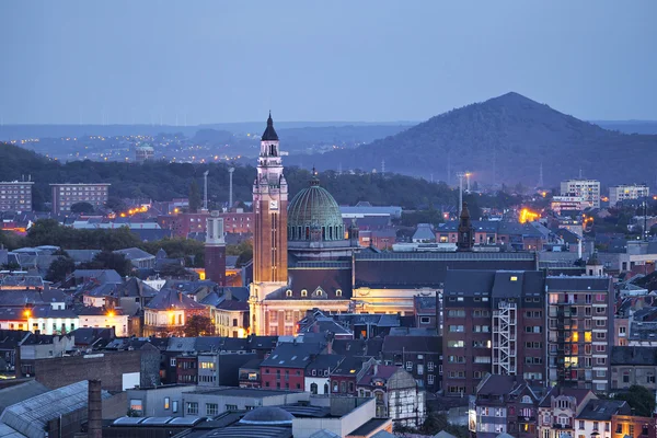 Vista aerea sul centro di Charleroi — Foto Stock