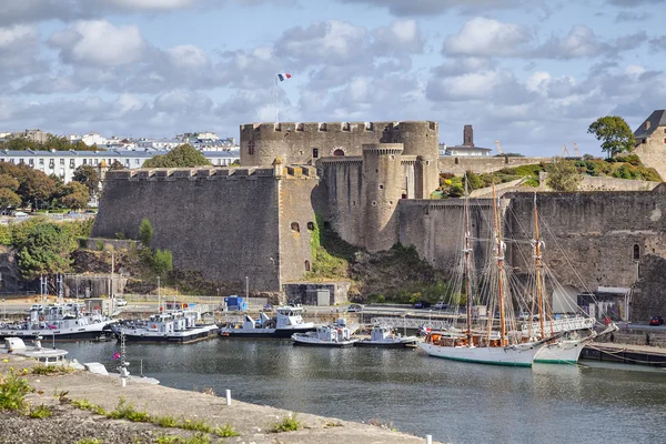 Vieux château de la ville Brest, Bretagne, France — Photo