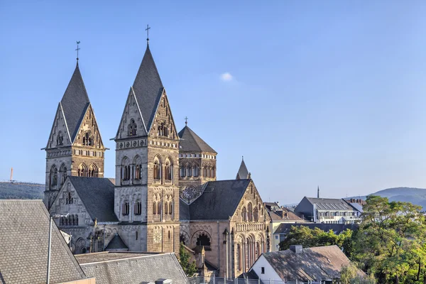 Koblenz merkezinde Herz Jesu Kilisesi — Stok fotoğraf