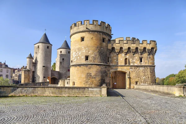 Porte des Allemands (německou Gate) v Metz — Stock fotografie