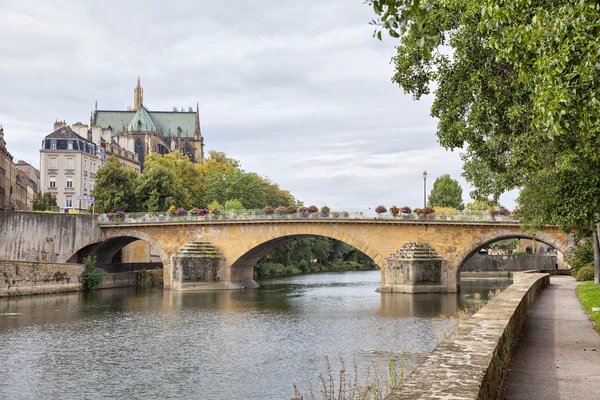Pont Saint-Georges w Metz — Zdjęcie stockowe