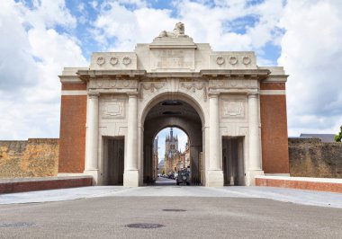 Menin Gate - World War I memorial in Ypres clipart