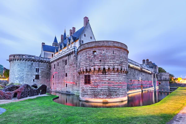 シャトー デ ナントにブルターニュ公爵城 — ストック写真