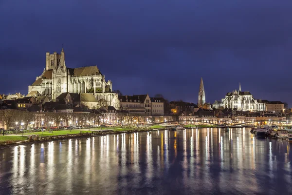 Catedral y Abadía de Auxerre, Francia —  Fotos de Stock