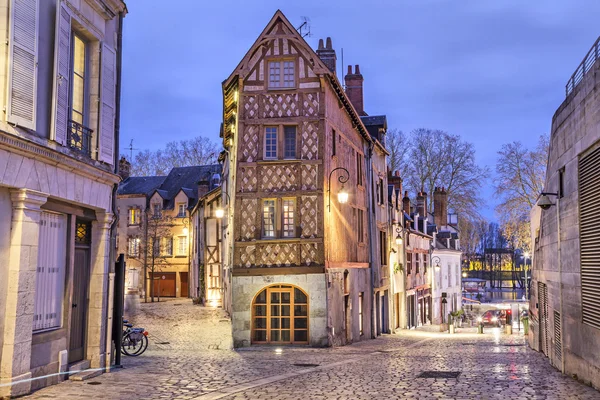Half-timbered house in the center of Orleans — Stock Photo, Image