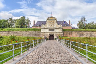 Entrance to the Vauban Citadel , Lille clipart