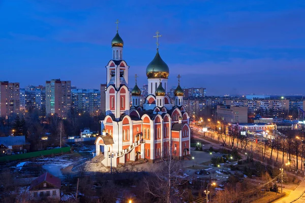 Kirche des heiligen Georges des Siegers, odintsovo — Stockfoto