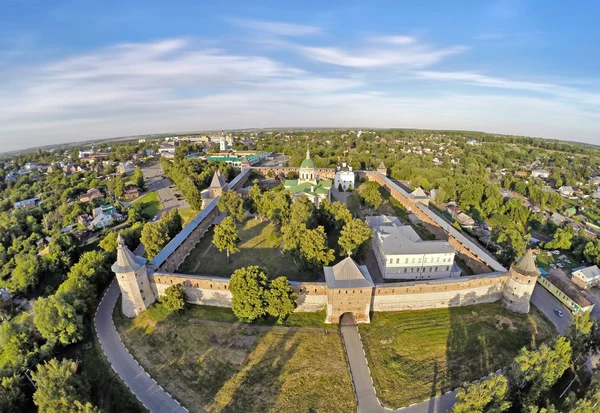 Vista aérea del Kremlin de Zaraysk — Foto de Stock
