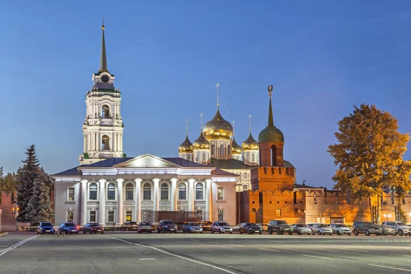 Cupole dell'Assunzione Cattedrale di Tula, Russia — Foto Stock