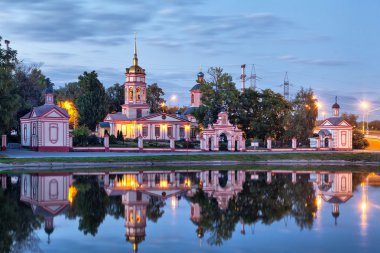Historical Altufevo estate, Moscow, Russia clipart