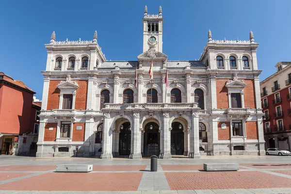 Prefeitura na praça do prefeito de praça em Valladolid — Fotografia de Stock