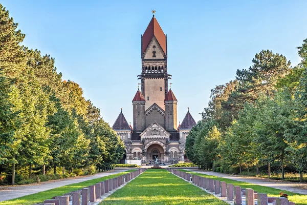 Kapell komplexa i södra kyrkogården, Leipzig — Stockfoto
