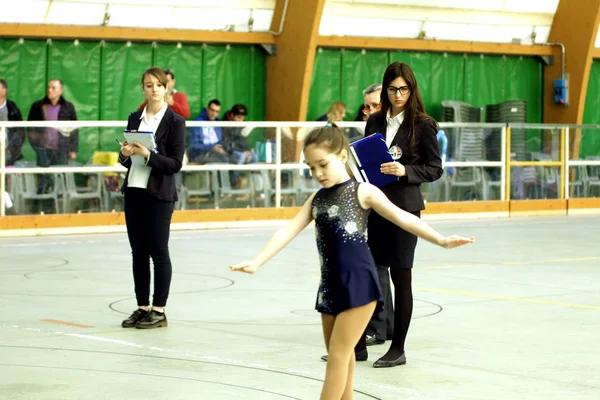 Competição de patinação artística — Fotografia de Stock