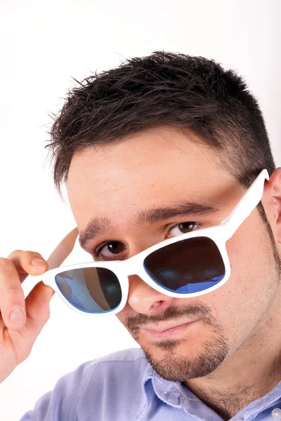 Boy with sunglasses — Stock Photo, Image