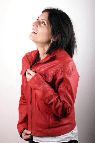 Chaqueta roja — Foto de Stock