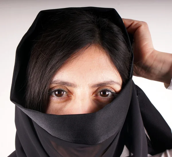 Black scarf — Stock Photo, Image