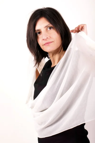 White scarf — Stock Photo, Image