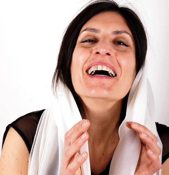 White scarf — Stock Photo, Image