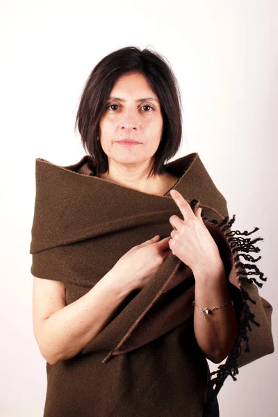 Brown scarf — Stock Photo, Image