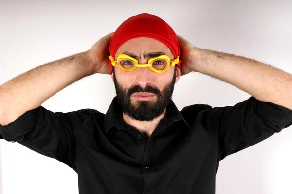 Swimming cap — Stock Photo, Image