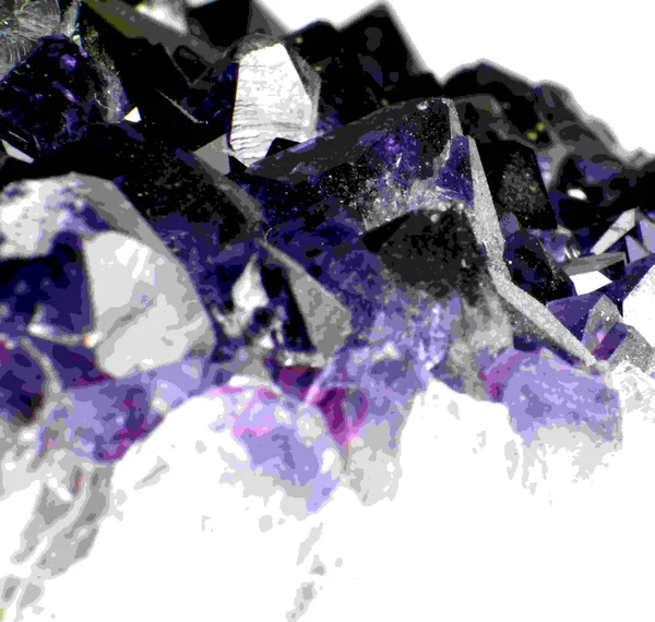 紫水晶 — 图库照片