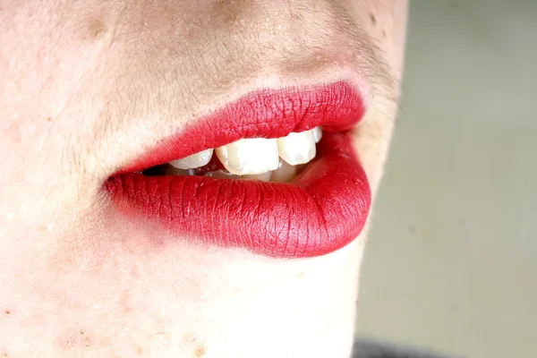 Girl face close up — Stock Photo, Image