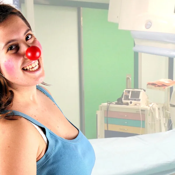 Clown therapy — Stock Photo, Image