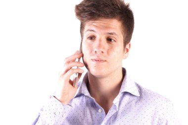 Cep telefonu olan çocuk