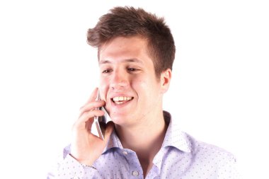 Cep telefonu olan çocuk