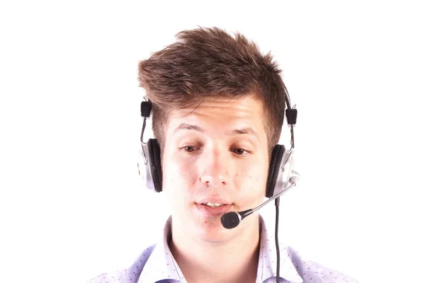 Exploitant callcenter — Stockfoto