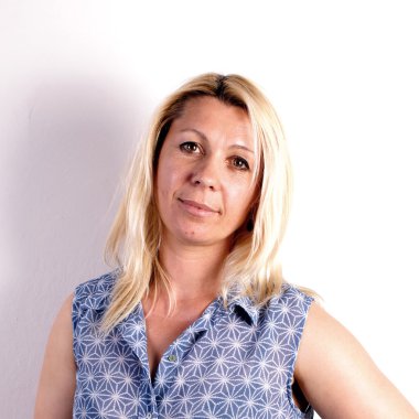 Stüdyo çekim sarışın şaka Bayan