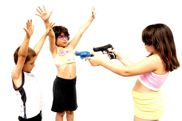 Kültéri lő részletesen a vicces játék gyerekeknek — Stock Fotó