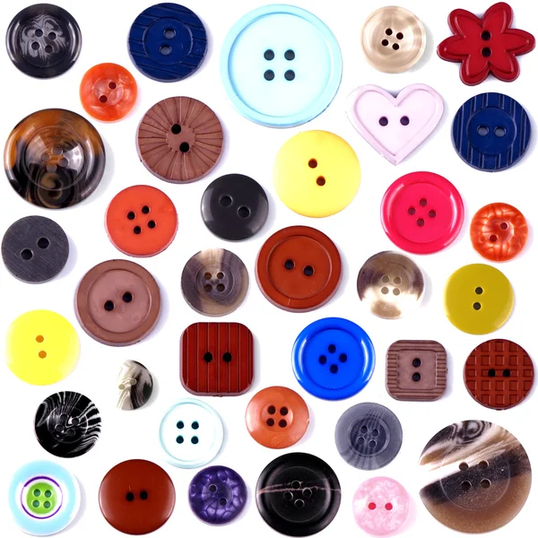 Collored buttons collection — стоковое фото