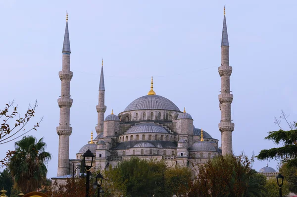 Sudut pandang Masjid Biru dari sultanahmet, Istanbul, Turki — Stok Foto