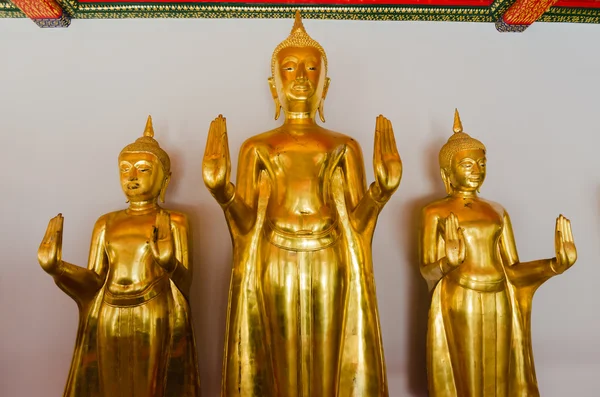 Goldene Buddha-Statue, wat pho — Stockfoto