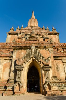 Antik Htilo Minlo pagoda şafakta önü