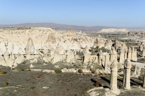 Volcanic rock landscape, Cappadocia, Turkey — Stock Photo, Image